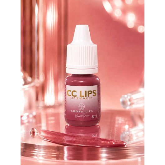 Pigmento para Micropigmentação Labial CC LIPS 3 mL - Cor Amora Lips