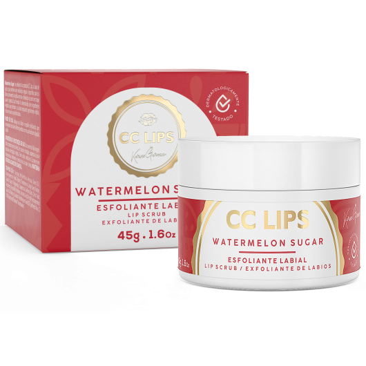 Watermelon Sugar - Esfoliante Labial Melancia - 45g - Pré Micropigmentação e Home Care