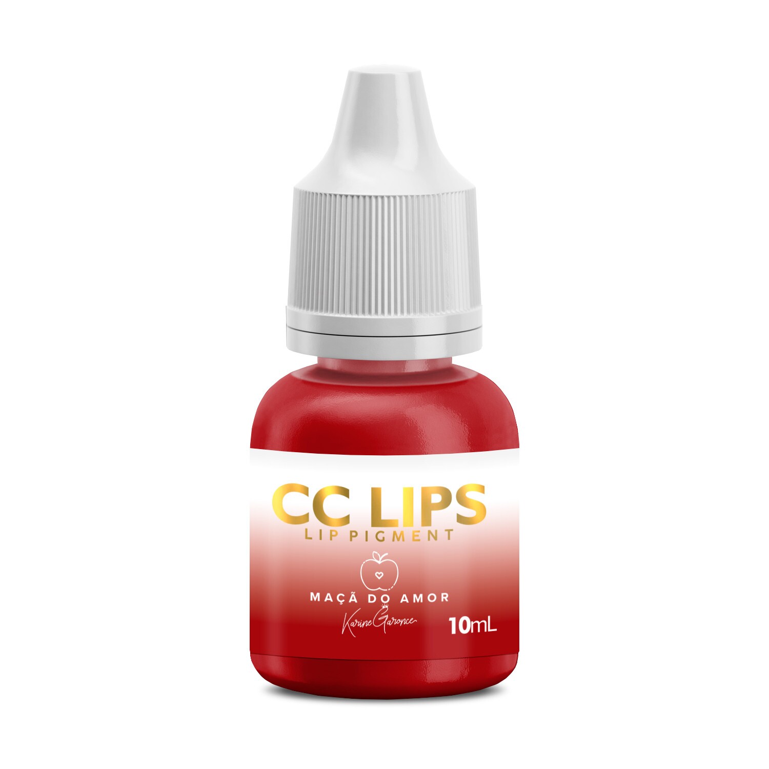 Pigmento CC LIPS 10ml - COR MAÇÃ DO AMOR