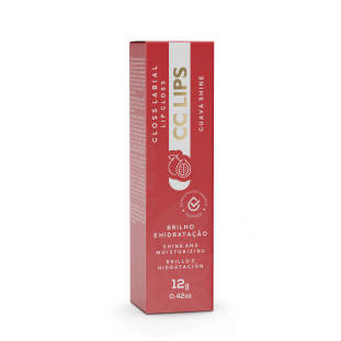Lip Tint Gloss Guava Shine CC LIPS GOIABA - 12g - Hidratação, brilho e cor para os lábios (COMPRAS COM DESCONTO PARA  ATACADO VIA WHATSAPP)