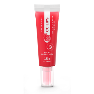 Lip Tint Gloss Guava Shine CC LIPS GOIABA - 12g - Hidratação, brilho e cor para os lábios (COMPRAS COM DESCONTO PARA  ATACADO VIA WHATSAPP)
